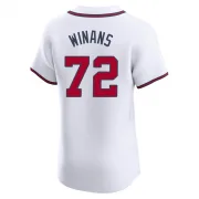 White Elite Allan Winans Men's Atlanta Home Jersey