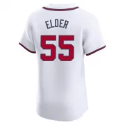 White Elite Bryce Elder Men's Atlanta Home Jersey