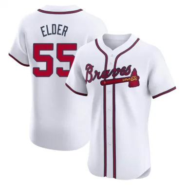 White Elite Bryce Elder Men's Atlanta Home Jersey