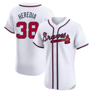 White Elite Guillermo Heredia Men's Atlanta Home Jersey