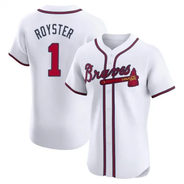 White Elite Jerry Royster Men's Atlanta Home Jersey