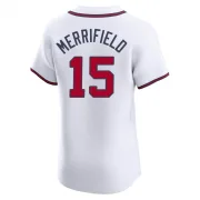 White Elite Whit Merrifield Men's Atlanta Home Jersey