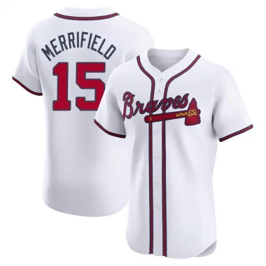 White Elite Whit Merrifield Men's Atlanta Home Jersey