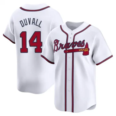 White Limited Adam Duvall Men's Atlanta Home Jersey