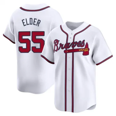 White Limited Bryce Elder Youth Atlanta Home Jersey