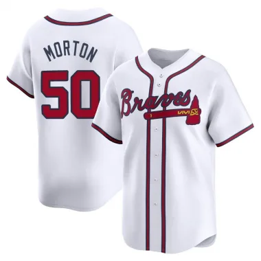 White Limited Charlie Morton Men's Atlanta Home Jersey