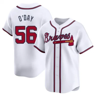 White Limited Darren O'Day Youth Atlanta Home Jersey