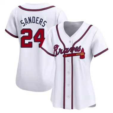 White Limited Deion Sanders Women's Atlanta Home Jersey