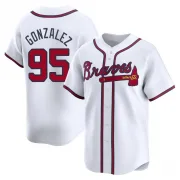 White Limited Domingo Gonzalez Men's Atlanta Home Jersey