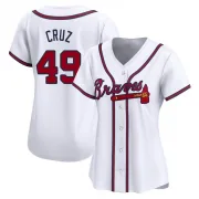 White Limited Jesus Cruz Women's Atlanta Home Jersey