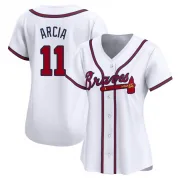 White Limited Orlando Arcia Women's Atlanta Home Jersey