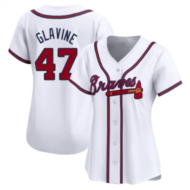 White Limited Tom Glavine Women's Atlanta Home Jersey