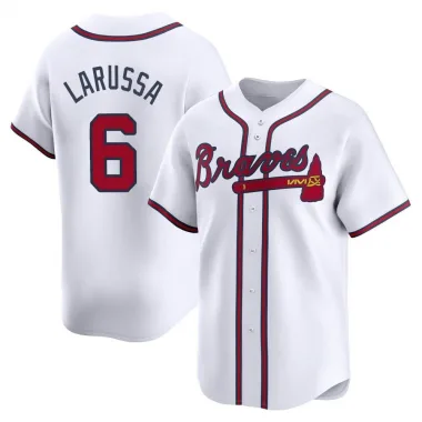 White Limited Tony Larussa Men's Atlanta Home Jersey