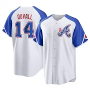 White Replica Adam Duvall Youth Atlanta 2023 City Connect Jersey