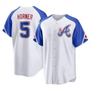 White Replica Bob Horner Men's Atlanta 2023 City Connect Jersey