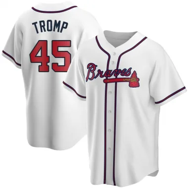 White Replica Chadwick Tromp Youth Atlanta Home Jersey