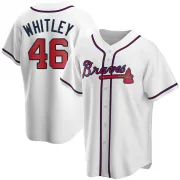 White Replica Chase Whitley Youth Atlanta Home Jersey