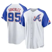 White Replica Domingo Gonzalez Men's Atlanta 2023 City Connect Jersey