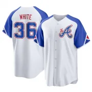 White Replica Eli White Youth Atlanta 2023 City Connect Jersey