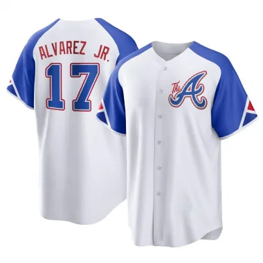 White Replica Nacho Alvarez Jr. Youth Atlanta 2023 City Connect Jersey